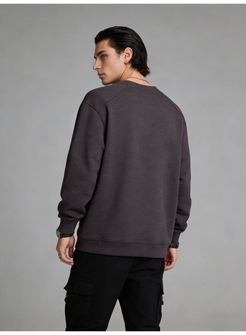 CONVERSE 2026 New Converse Star Logo Unisex Crewneck Sweatshirt, Premium Fleece Loose Fit Casual Pullover for Men & Women, Classic Streetwear Essential - Image 5